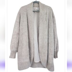 EDDIE DASSIN vintage rabbit hair/lambswool cardigan sweater, size L